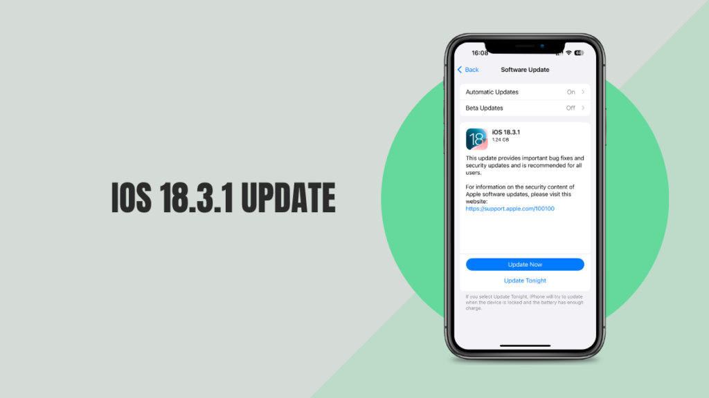 iOS 18.3.1