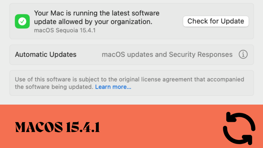 macOS 15.4.1